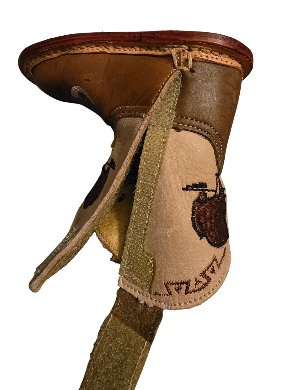 Roper Kids Cowbaby Buffalo Western Boot Baby Sz 1